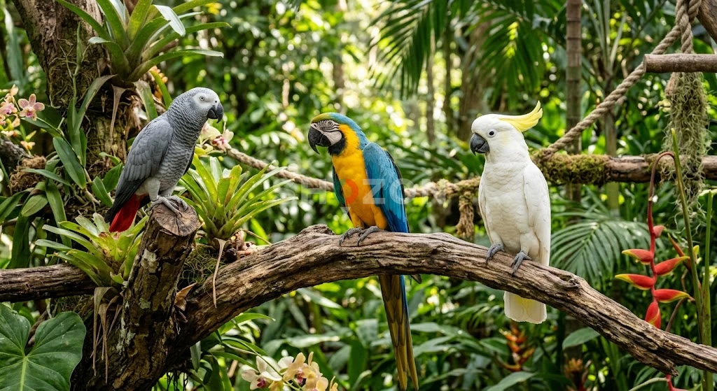 PARROTS AVAILABLE FOR COMPANION & BREEDING HOMES