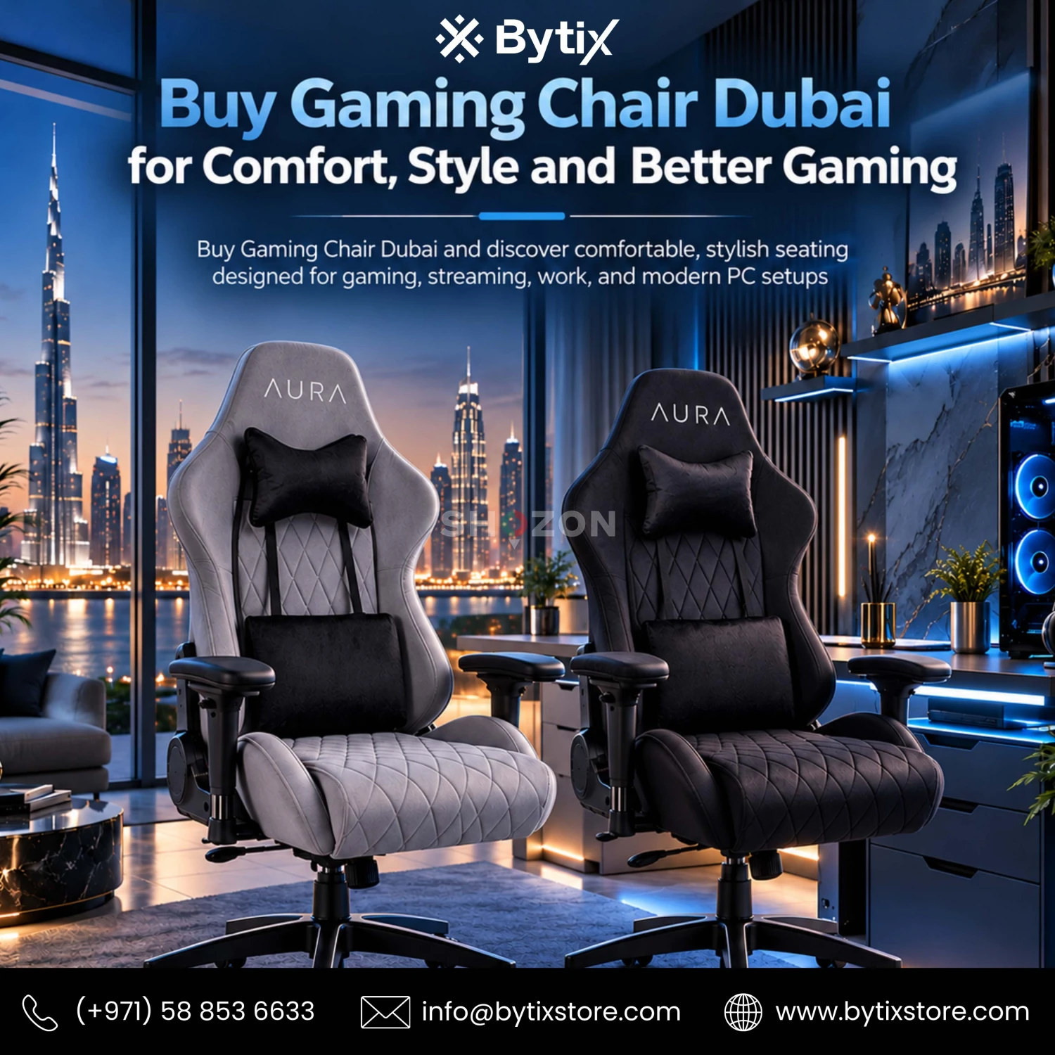 Buy Gaming Chair Dubai for Comfortable and Stylish Gaming Setups