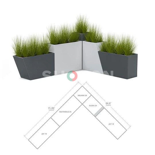 Stylish Corner Planter Set – Perfect for Your Garden!