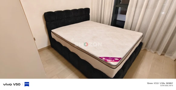 Ef furniture velvet upholstered bed brand new