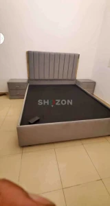 Ef furniture velvet upholstered bed brand new