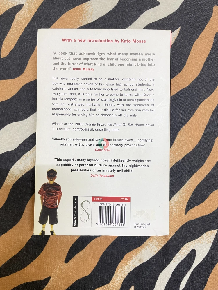 We need to talk about Kevin by Lionel Shriver