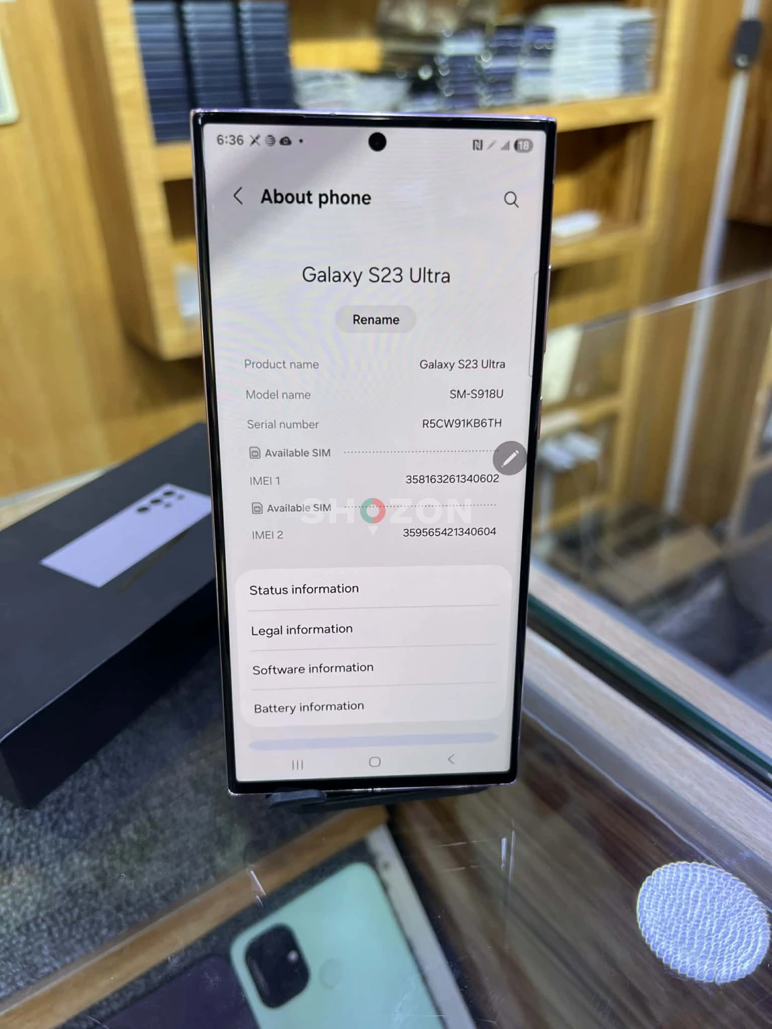 samsung Galaxy s23 ultra 8/256 gb orignal 100% physical sim and esim