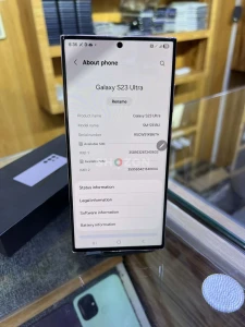 samsung Galaxy s23 ultra 8/256 gb orignal 100% physical sim and esim