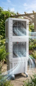 CM10000 Twin Double Decker Industrial Evaporative Air Cooler