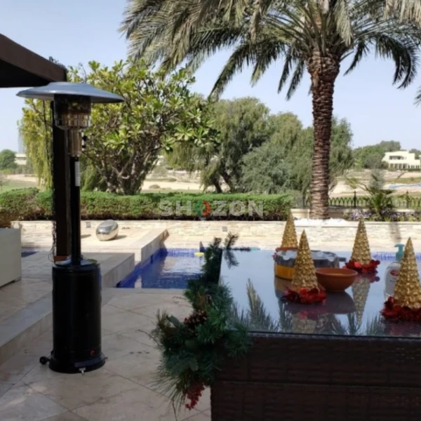 Black Mushroom Patio Gas Heater