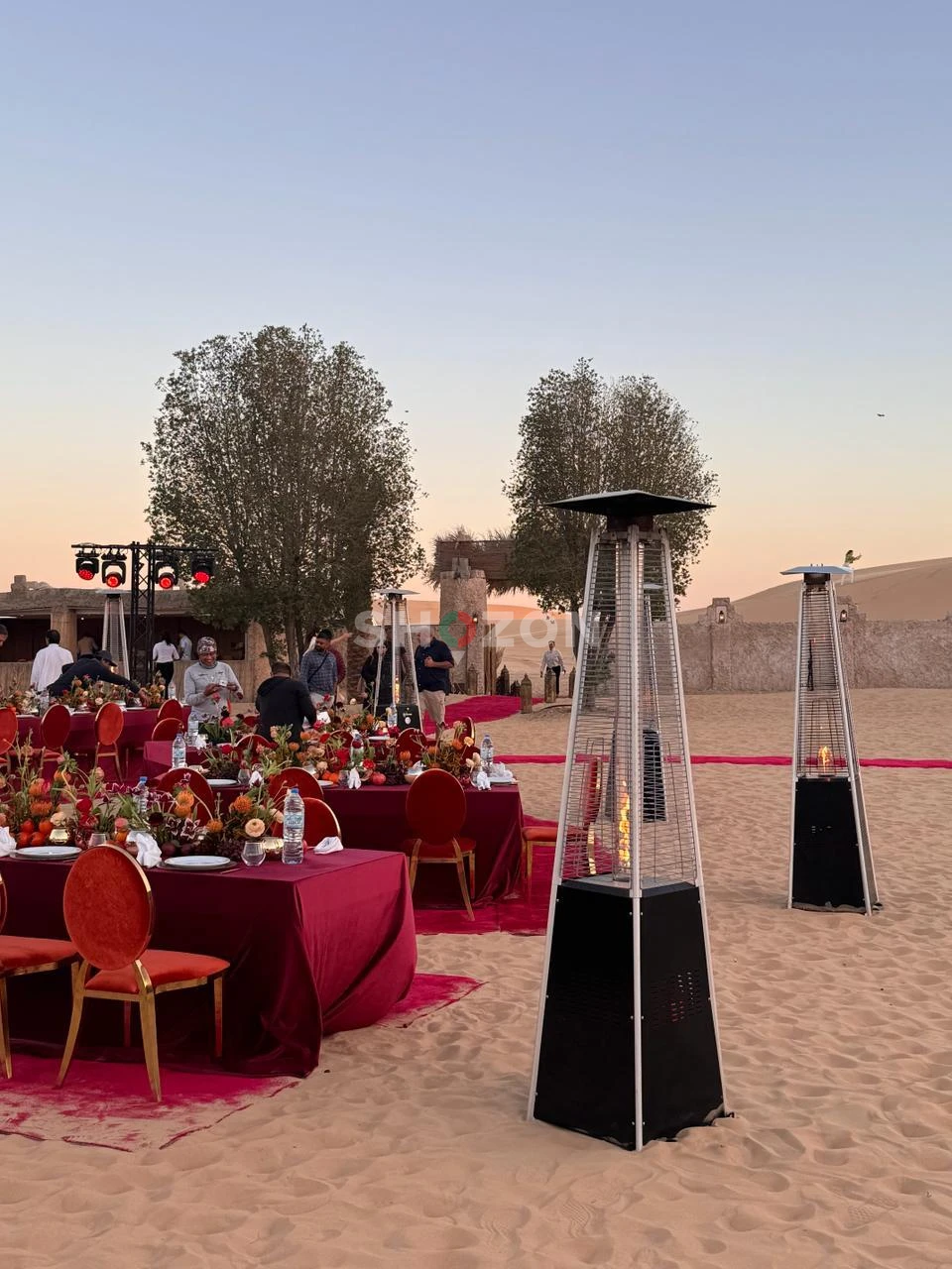 Elegant Outdoor Patio Heaters – Perfect for Events!