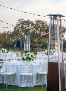 Elegant Outdoor Patio Heaters – Perfect for Events!
