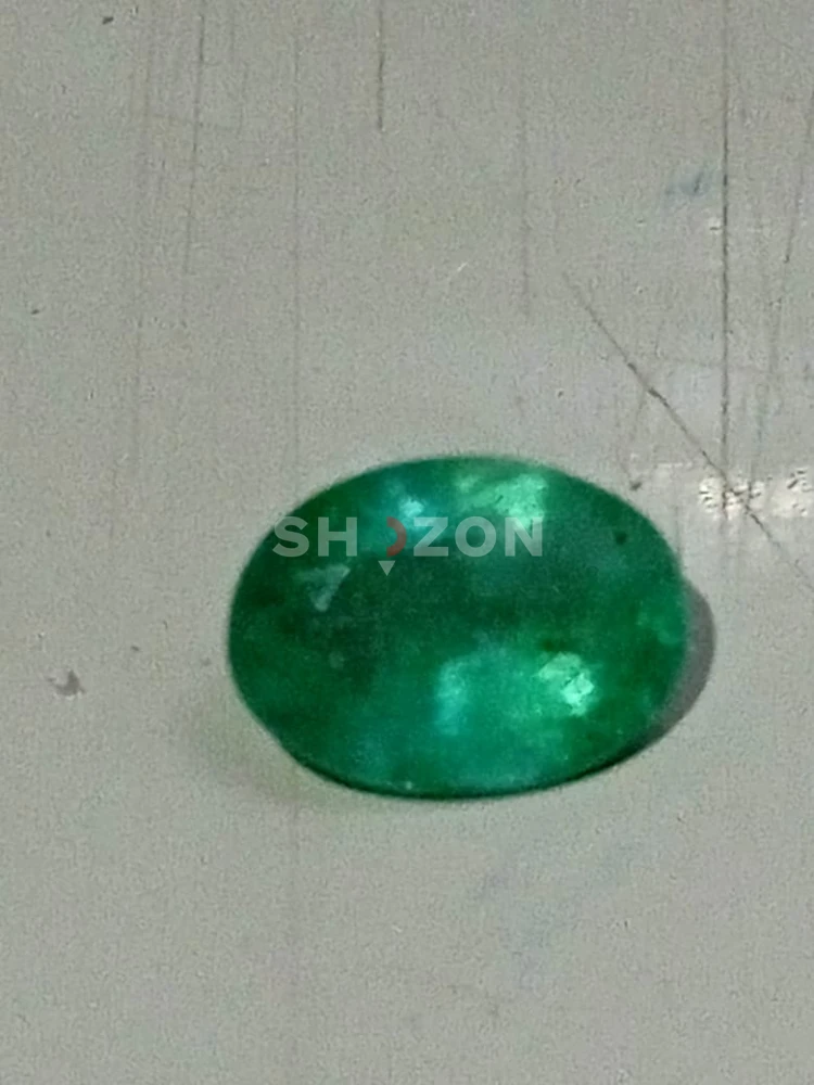 natural Zambia emerald certified 